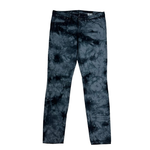 Madewell Jeans Pants 37s Super Skinny Casual Tie Dye Black Gray Size 30 x 32 - Picture 1 of 4